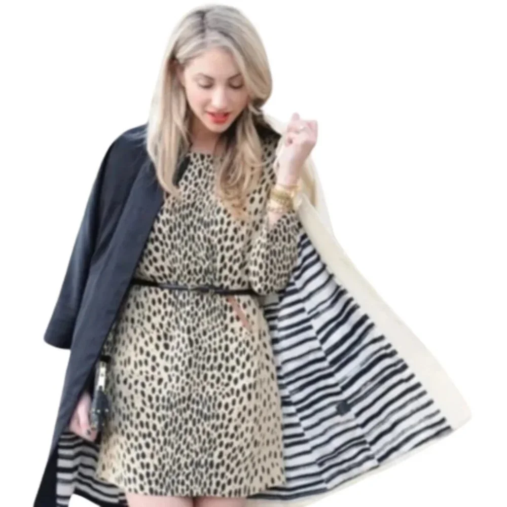 J. Crew Jules Dress in Wildcat Leopard Print
